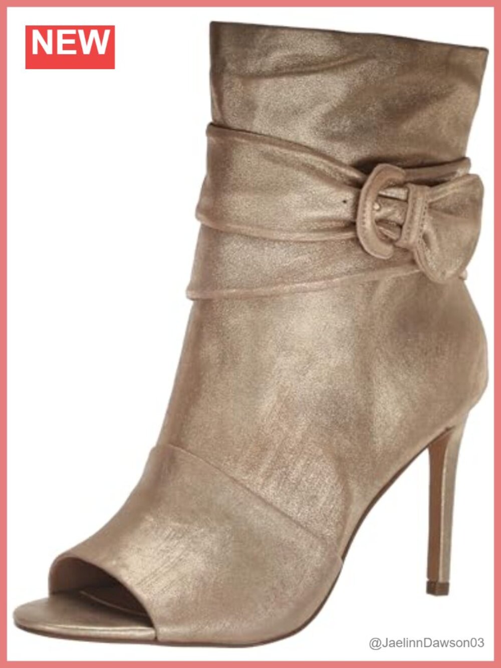 Womens Leather Open Toe Ankle Booties Stiletto Heel Zip Closure Dress Boots
